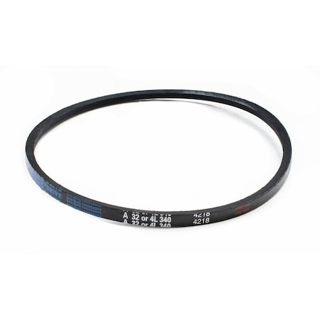 D&D A32/4L340 Classical V-Belt, 34 in Outside Length, 1/2 in Top Width, 1 Ribs A32/4L340